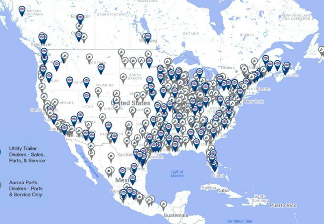 Utility and Aurora Parts Networks are over 825 Dealers Strong